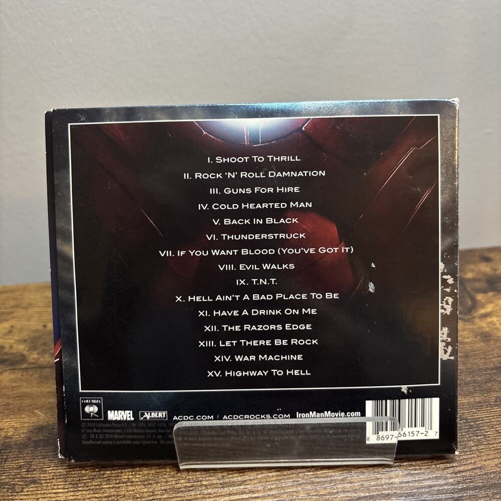 AC/DC – Iron Man 2 Soundtrack CD 2010 Marvel Movie Rock Album - Picture 2 of 5